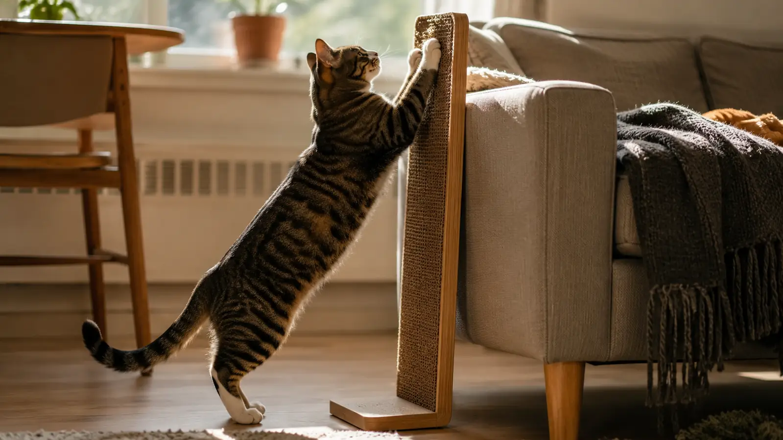 How a Cardboard Scratcher Saved Our Sofa